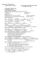 ĐỀ CUONG ĐỊA 6 (CHUẨN)