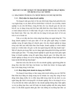 MỘT SỐ VẤN ĐỀ CƠ BẢN VỀ THẨM ĐỊNH TRONG HOẠT ĐỘNG TÍN DỤNG CỦA CÁC NHTM