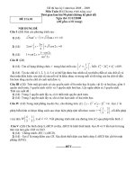 Gián án Tong hop de thi Toan HK1 lop 11