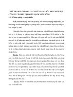 THỰC TRẠNG KẾ TOÁN LƯU CHUYỂN HÀNG HÓA NHẬP KHẨU TẠI CÔNG TY CỔ PHẦN TẬP ĐOÀN ĐỊA ỐC VIỄN ĐÔNG