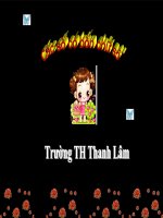 Toán lớp 3 - các số có 4 chữ số -Tiết 1