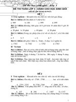 Tài liệu 21 de thi HSG toan 3