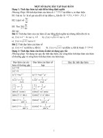 Gián án chuyen de dao ham