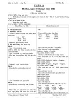 Bài soạn giao an buoi 1 lop 3