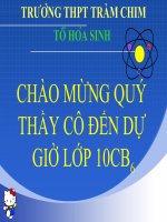 Bài giảng Hóa trị và Số ôxy hóa