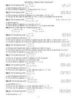 Bài soạn Tổng hợp các bài tập HPT chứa tham số