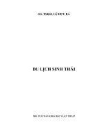 Giáo trình Du Lịch Sinh Thái