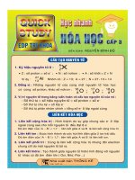 Học nhanh hóa học cấp 3