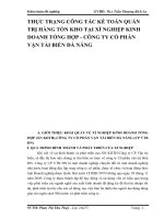 THỰC TRẠNG CÔNG TÁC KẾ TOÁN QUẢN TRỊ HÀNG TỒN KHO TẠI XÍ NGHIỆP KINH DOANH TỔNG HỢP