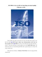 ISO 9000 với việc cải tiến các hoạt động của doanh nghiệp (Tiếp theo và hết)