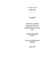 Bảo đảm tiền vay tại chi nhánh ngân hàng nông nghiệp và phát triển nông thôn quận sơn trà, TP đà nẵng 