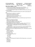 DE+DA  THI HK.I (TN + TL) VAN 10CB. VIP