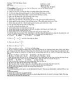 Kiem tra 1 tiet vat ly 8- ky 1