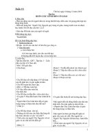 Giáo án tuần 15 lớp 5