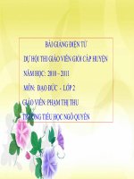 Gián án ĐẠO ĐỨC  TRẢ LẠI CỦA RƠI LỚP 2