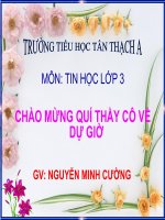 Gián án tập gõ hàng phím số