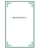 BÀI TẬP TOÁN A1