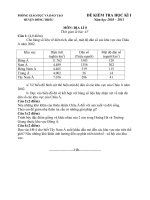 Bài soạn Đề klieemr tra HK 1 năm học 2010-2011