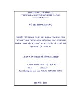 Nghiên cứu thành phần sâu hại đậu xanh và côn trùng ký sinh chúng;đặc điểm sinh học,sinh thái loài ký sinh sâu non phổ biến vụ xuân và vụ hè 2010 tại nghi lộc,nghệ an 