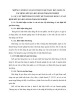 NHỮNG VẤN ĐỀ LÝ LUẬN CƠ BẢN VỀ KẾ TOÁN  BÁN  HÀNG VÀ XÁC ĐỊNH  KẾT QUẢ BÁN HÀNG Ở DOANH NGHIỆP