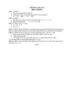 ĐỀ THI HỌC KÌ I TOÁN 6