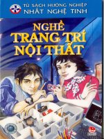 [Tủ sách hướng nghiệp] Nghề Trang trí nội thất