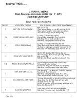 Bài giảng G/án  H.Đ. N. G  Lớp 9 - HAY