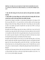 NHỮNG VẤN ĐỀ LÍ LUẬN CHUNG VỀ KẾ TOÁN CHI PHÍ SẢN XUẤT VÀ TÍNH GIÁ THÀNH SẢN PHẨM TRONG CÁC DOANH NGHIỆP XÂY LẮP