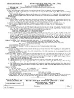 Gián án De va dap an HSG Sinh  2010-2011