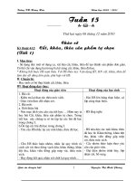 Bài soạn GIAO AN TIEU HOC