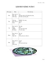 Bài giảng giao an lop 1 tuan 5