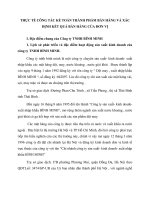 THỰC TẾ CÔNG TÁC KẾ TOÁN THÀNH PHẨM BÁN HÀNG VÀ XÁC ĐỊNH KẾT QUẢ BÁN HÀNG CỦA ĐƠN VỊ