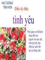 Tài liệu kỳ diệu tình yêu