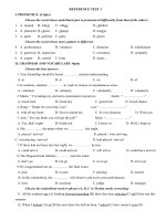 Reference test 1-grade 11