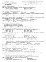 Bài giảng DE THI HKI 10- HOALAN - NQD