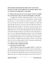 MỘT SỐ KIẾN NGHỊ NHẰM HOÀN THIỆN CÔNG TÁC KẾ TOÁN NGUYÊN VẬT LIỆU TẠI XÍ NGHIỆP MAY XUẤT KHẨU THUỘC CÔNG TY CỔ PHẦN XUẤT NHẬP KHẨU 3-2 HÒA BÌNH