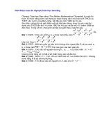 Bài soạn Giới thiệu cuộc thi olympic toán học bancăng