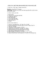 Bài giảng Chuẩn bị ĐH CNBH