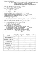 ĐỀ THI THỬ HKI 10-CB(có đáp án)