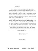 Bài soạn Sáng kiến kinh nghiệm sinh học