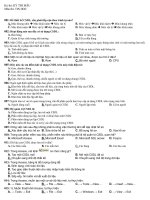 đề Kiểm tra HKI lớp 12