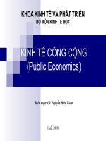 KINH tế CÔNG CỘNG   nguyễn hữu xuân 
