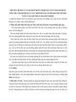 PHƯƠNG HƯỚNG VÀ GIẢI PHÁP HOÀN THIỆN KẾ TOÁN THÀNH PHẨM