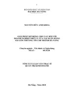 Giải pháp mở rộng cho vay đối với doanh nghiệp nhỏ và vừa tại ngân hàng sài gòn thương tín chi nhánh đà nẵng 