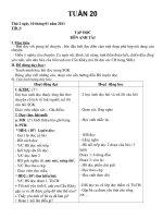 Bài soạn GA TUÀN 20 ( Lực )