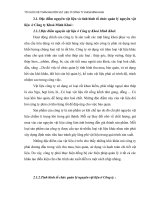 TỔ CHỨC KẾ TOÁN NGUYÊN VẬT LIỆU Ở CÔNG TY KHOÁ MINH KHAI