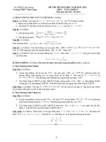 Bài soạn Đề thi thử đại học lần 1 nam 2011 môn Toán khối D - THPT Ninh Giang