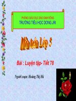 Tài liệu toán tiết 78