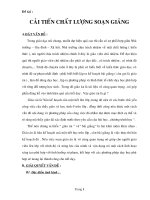 Bài soạn SKKN tiểu học 4