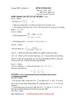Thi thử ĐH môn Toán khối ABD_THPT Gia Bình số 1 [2009-2010]